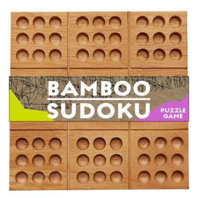 Bamboo Sudoku-Puzzles-Project Genius-Yellow Springs Toy Company