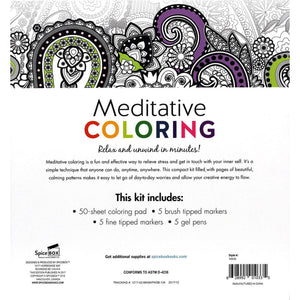 Sketch Plus Meditative Coloring-The Arts-Spice Box-Yellow Springs Toy Company