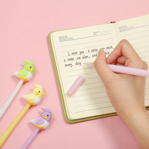 Wiggle Gel Pen - Cockatoo-Stationery-BCMini-Yellow Springs Toy Company