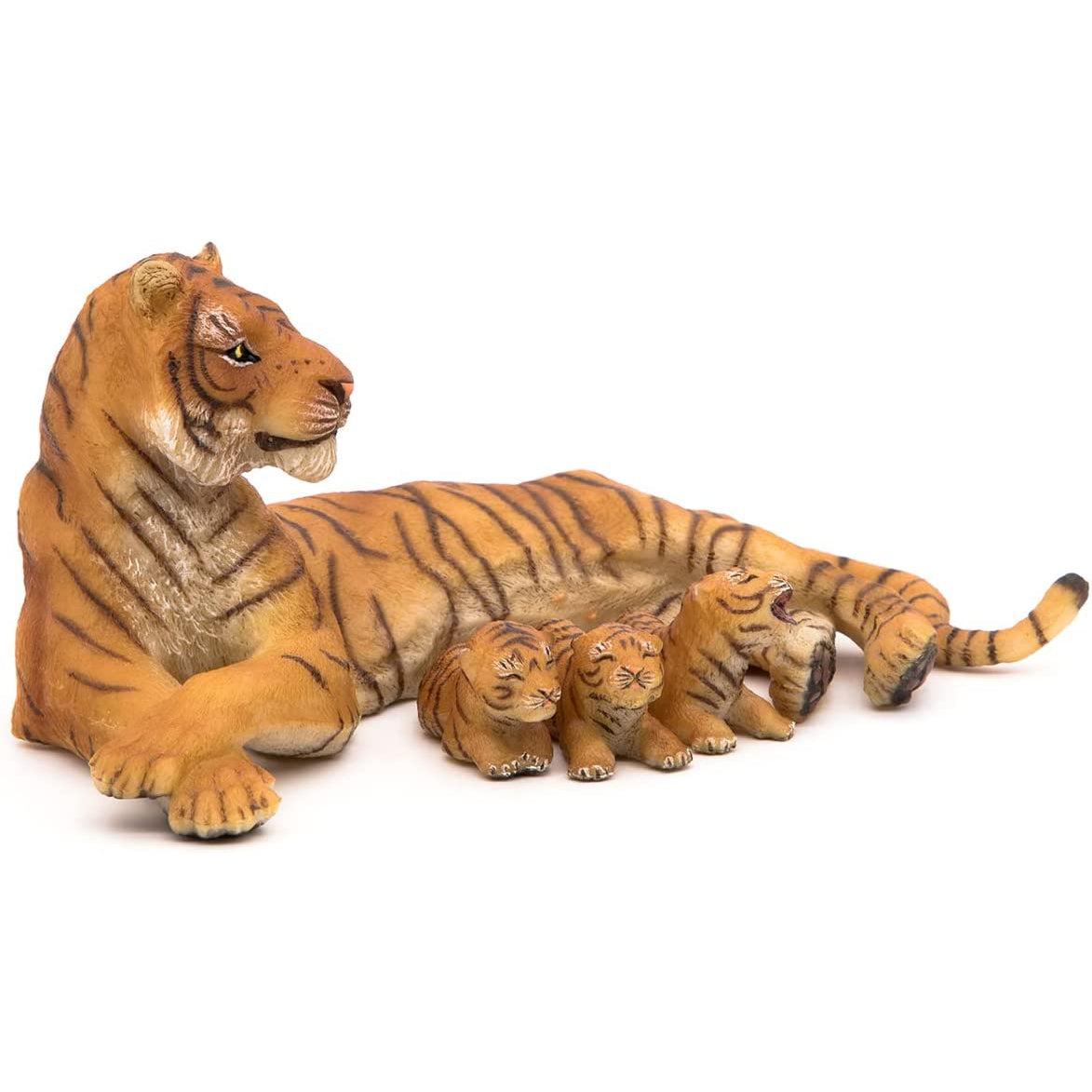 Papo - Lying Tigress Nursing-Pretend Play-Papo | Hotaling-Yellow Springs Toy Company