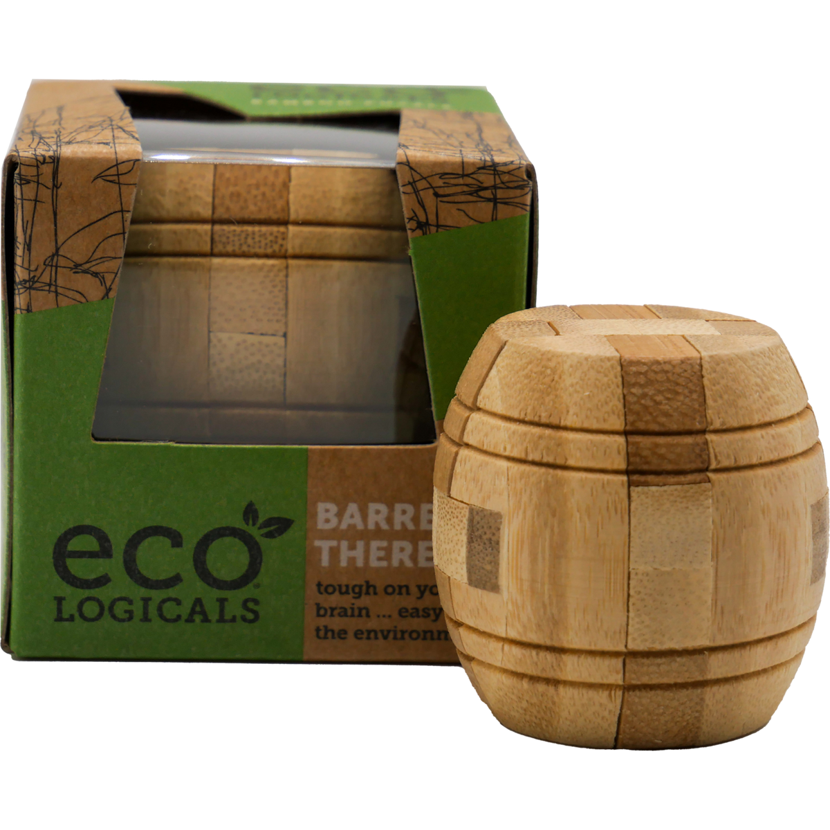 Eco Logicals Bamboo Puzzle - Barrely There-Puzzles-Project Genius-Yellow Springs Toy Company