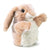 beige and creme little hand puppet in ¾ view