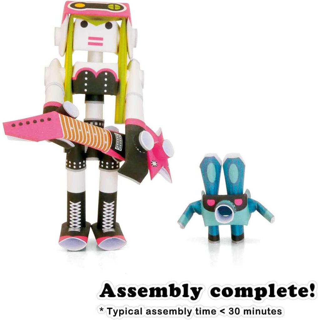 Linda &amp; Doby - Piperoid Paper Craft Robots-Arts &amp; Humanities-Yellow Springs Toy Company