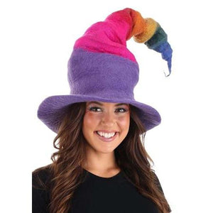Rainbow Borealis Felted Witch Hat-Dress-Up-Elope-Yellow Springs Toy Company
