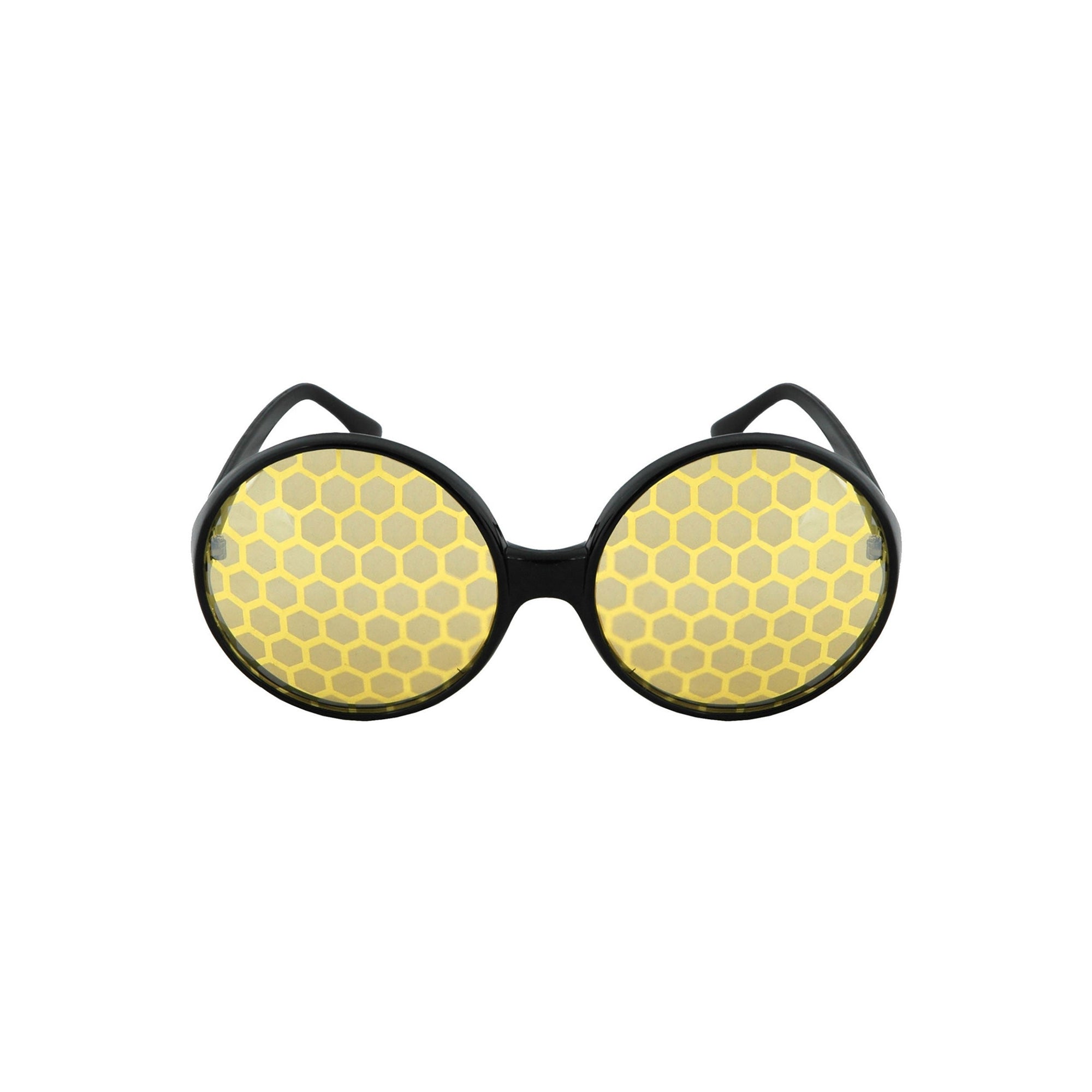 Black & Yellow Bug Eyes Glasses-Dress-Up-Elope-Yellow Springs Toy Company