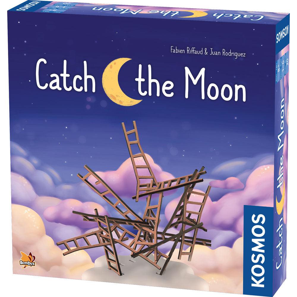 Box cover blue with clouds and wooden ladders reaching for the sky