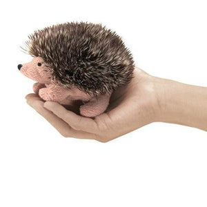 Mini Hedgehog - Finger Puppet-Puppets-Folkmanis-Yellow Springs Toy Company
