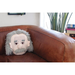 Einstein Stuffed Portrait - Pillow-Decor & Keepsakes-Unemployed Philosophers-Yellow Springs Toy Company