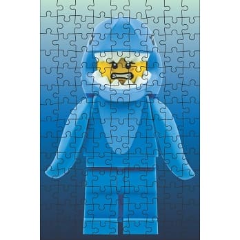 LEGO® Mystery Minifigure Mini Jigsaw Puzzle - 126 pieces-Puzzles-Chronicle | Hachette-Yellow Springs Toy Company
