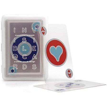 Transparent card and the front of its case