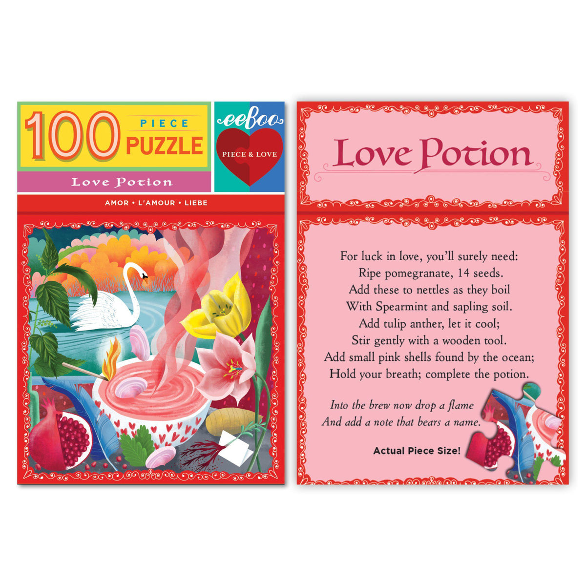 Love Potion - 100 piece-Puzzles-EeBoo-Yellow Springs Toy Company
