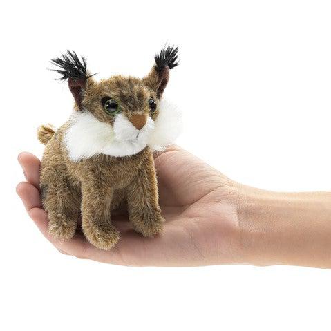 Mini Bobcat - Finger Puppet-Puppets-Folkmanis-Yellow Springs Toy Company