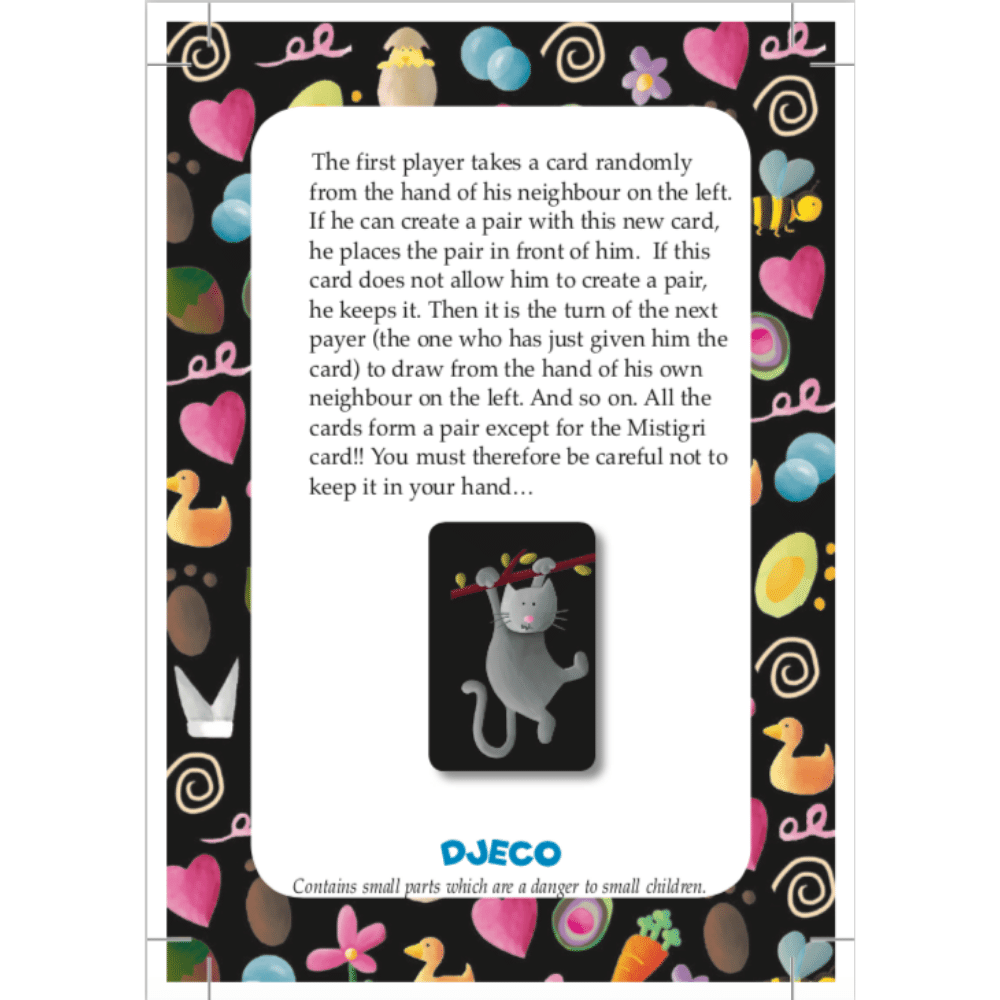 Front view of Mistier Old Maid in packaging.