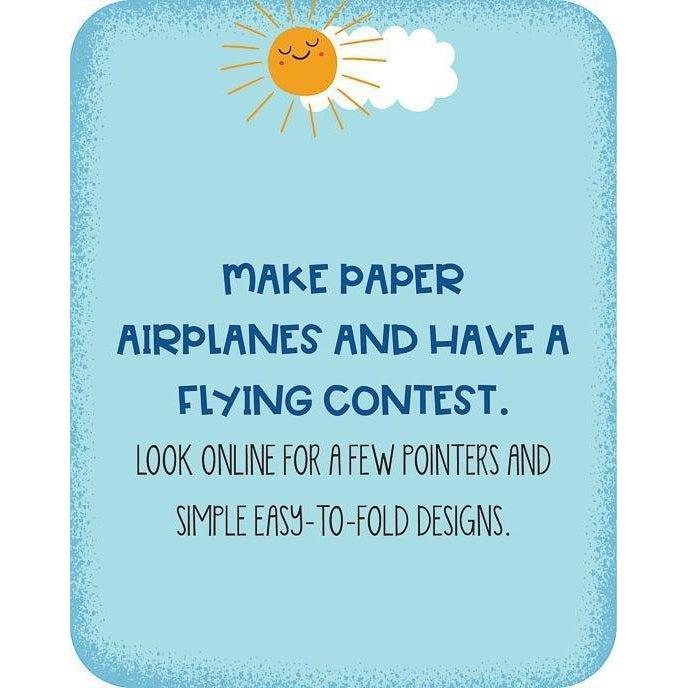 sample activity card - make paper airplanes