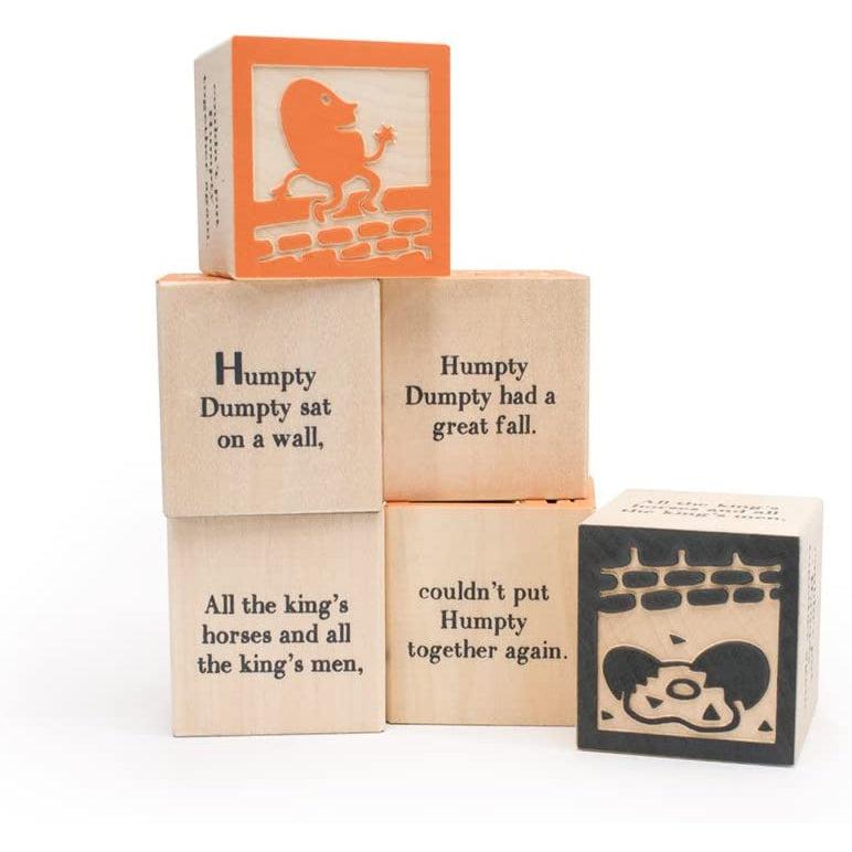 Nursery Rhyme 28 Blocks-Building &amp; Construction-Uncle Goose-Yellow Springs Toy Company