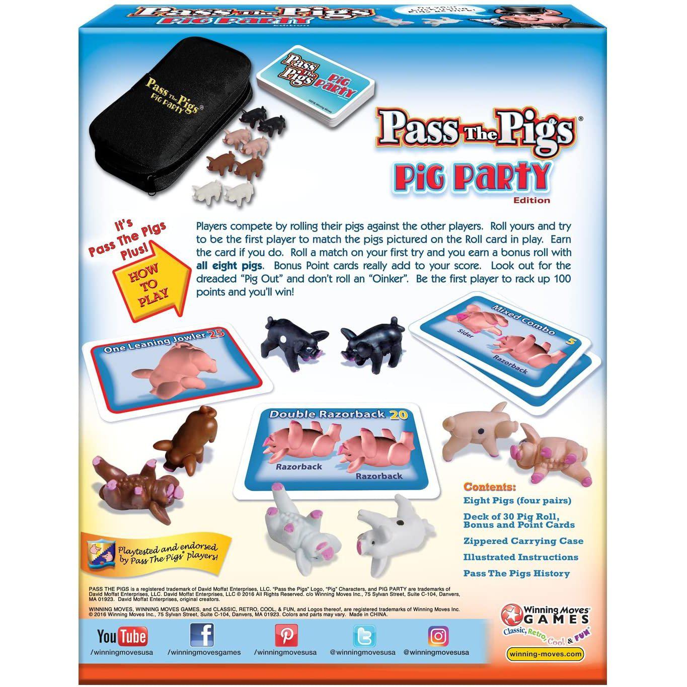 Pass the Pigs - Pig Party Edition-Games-Winning Moves-Yellow Springs Toy Company