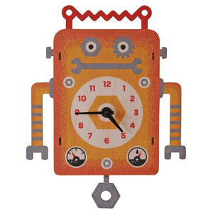 Robot Pendulum Clock *-Decor & Keepsakes-Modern Moose | Popclox-Yellow Springs Toy Company