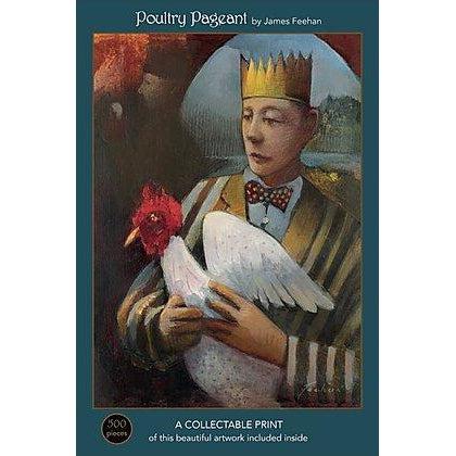 Poultry Pageant - 500-Piece Velvet-Touch Jigsaw Puzzle-Puzzles-Art &amp; Fable Puzzle Company, LLC-Yellow Springs Toy Company