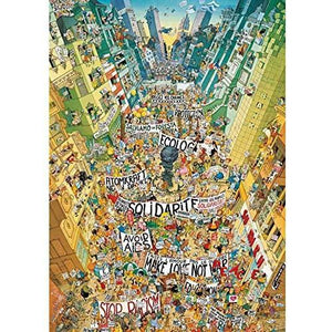 Protest - 2000 piece-Puzzles-HEYE-Yellow Springs Toy Company