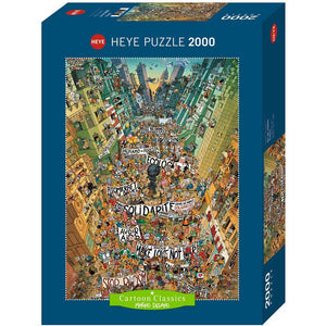 Protest - 2000 piece-Puzzles-HEYE-Yellow Springs Toy Company