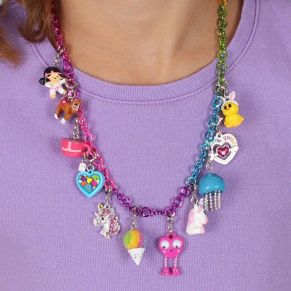Charm It - Rainbow Chain Necklace-Dress-Up-Charm It!-Yellow Springs Toy Company