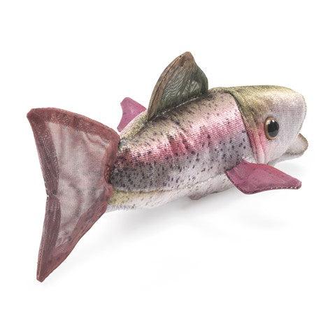 Mini Rainbow Trout - Finger Puppet-Puppets-Folkmanis-Yellow Springs Toy Company