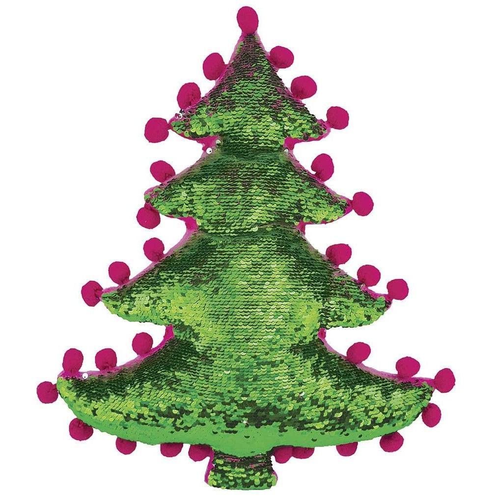 Holiday Tree - Reversible Silver and Green Sequins-Decor & Keepsakes-Iscream-Yellow Springs Toy Company