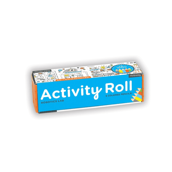 Activity Roll - Robotics Lab-Stationery-Mudpuppy | Chronicle | Hachette-Yellow Springs Toy Company