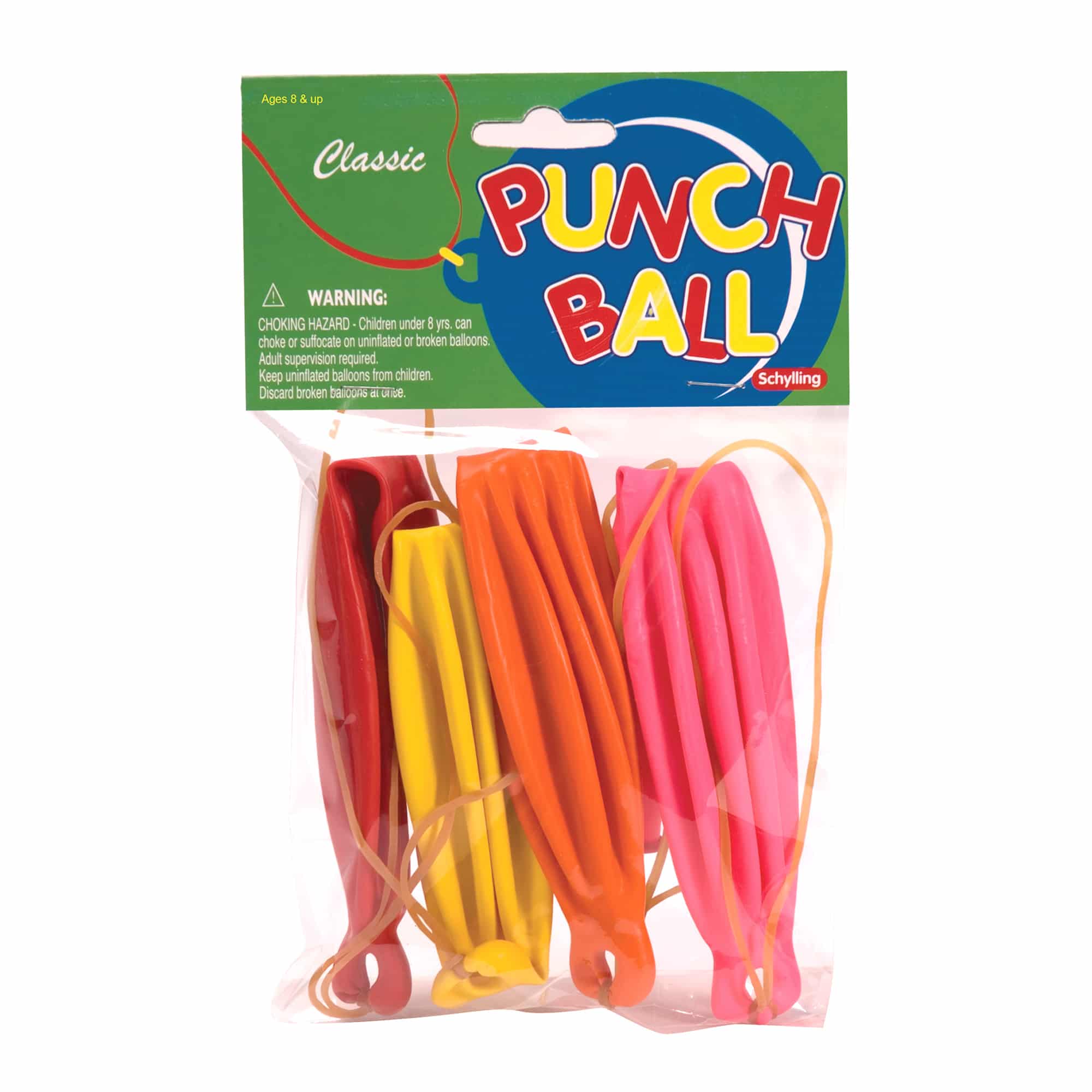 Classic Punch Ball Balloons-Novelty-Schylling-Yellow Springs Toy Company