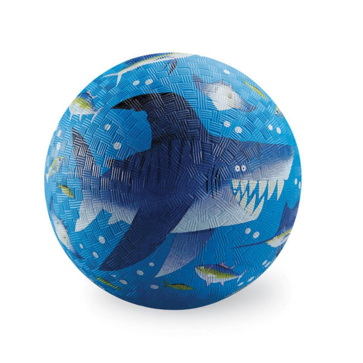 5&quot; playball with shark reef pattern.