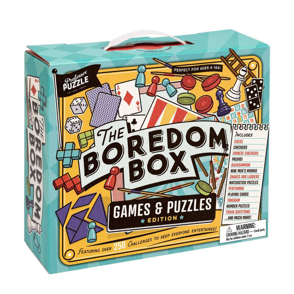 Indoor Boredom Busting Box-Games-Professor Puzzle-Yellow Springs Toy Company