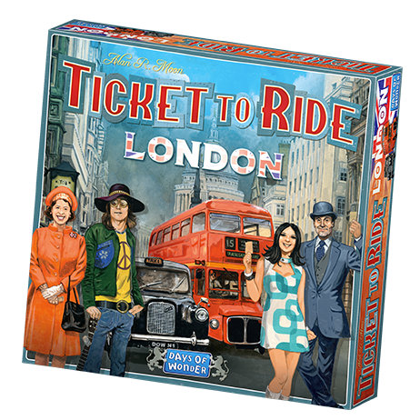 Box cover for Ticket to Ride London Game