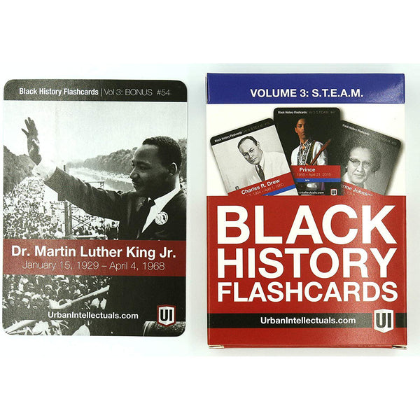 Black History Flashcards Volume 3 - STEAM-Stationery-Urban Intellectuals-Yellow Springs Toy Company
