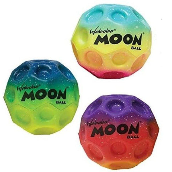 Waboba gradient moonball in various colors.