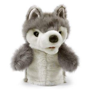 Little Wolf - Little Hand Puppet-Puppets-Folkmanis-Yellow Springs Toy Company