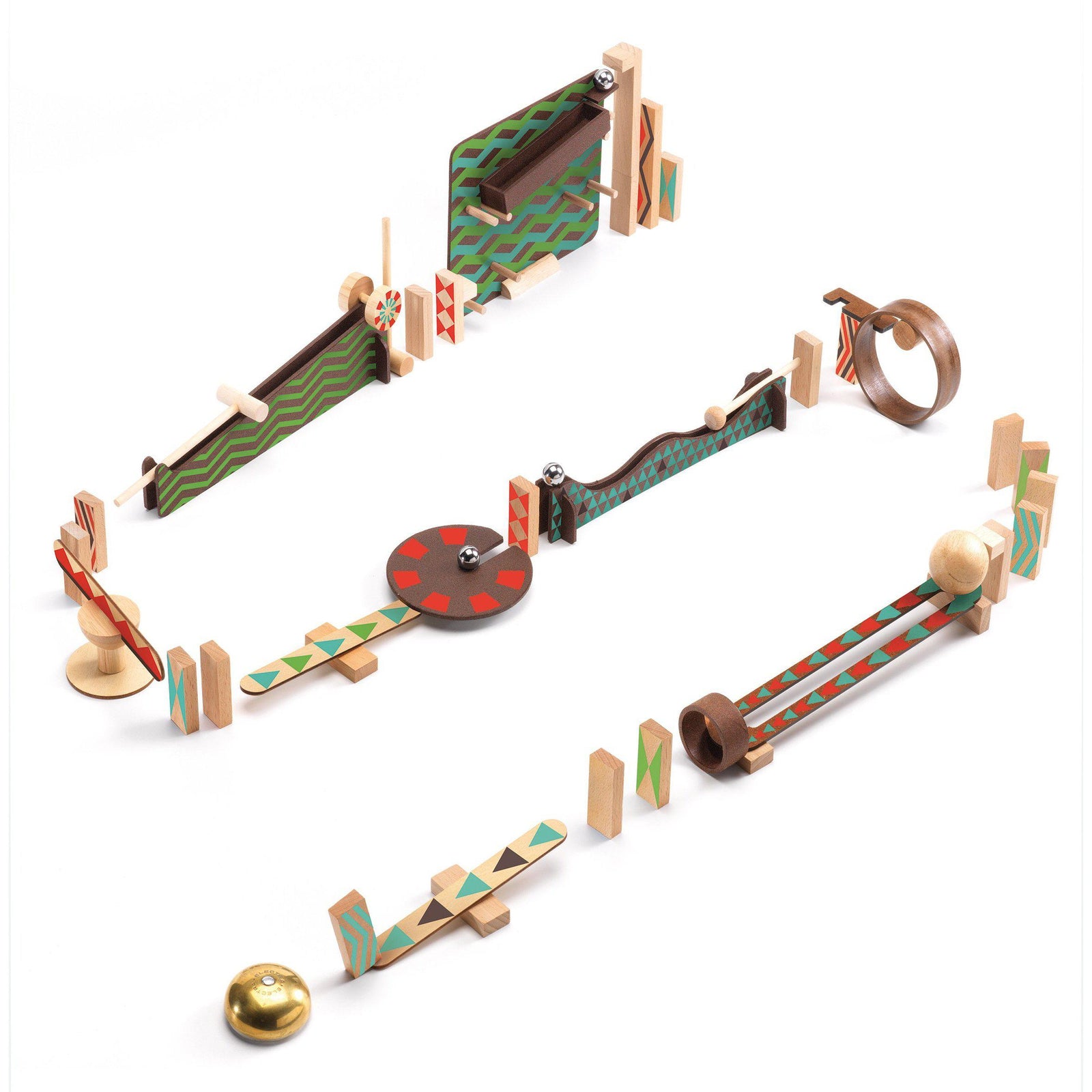 Zig & Go - Big Boum Wall - Game of Chain Reactions - 48 piece-Building & Construction-Djeco-Yellow Springs Toy Company